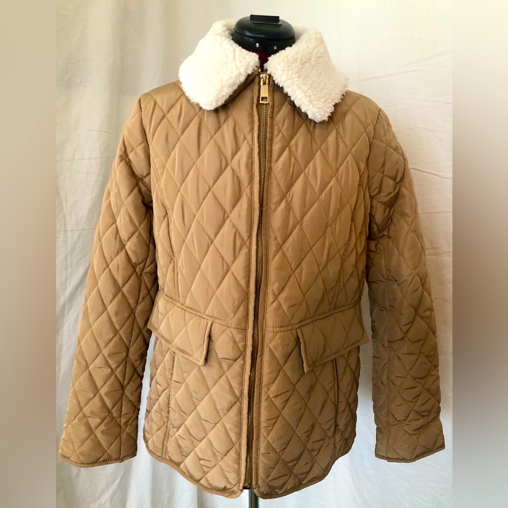 (NWOT) Michael Kors Tan Winter Coat - Picture 1 of 5